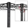 Cypress Shop Garment Rack Hanger Cloth Hanging Shelf Portable Movable Rail Rack Closet Large Storage Wire Shoe Shelving Rack Storage Organize Heavy Duty Drying Dryer Bar Home Furniture