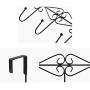 HJYPYJ Magic Hanger,Multifunction Magical Hangers,Iron Trouser Hangers,Space-Saving Organizer Hangers,Load-Bearing 10Kg Not Easily Deformed/Black / 38x23x4cm