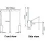 Hanger Adopts Pneumatic Buffer System Wardrobe Clothes Hanger Rail Adjustable Width Strong Load Capacity Horizontal Position Alumina Tube Aluminum Alloy Tube + Plastic (Color : Silver) Hanger Adopts Pneumatic Buffer System Wardrobe Clothes Hanger Rail Adjustable Width Strong Load Capacity Horizontal Position Alumina Tube Aluminum Alloy Tube + Plastic (Color : Silver)