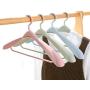 Earchy Standard Hanger,Plastic Hanger Seamless Wide Shoulder Suit Hanger Adult Non-Slip Hanging Coat Suit Hanger-3 Pack