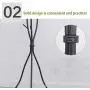 GONGMICF Coat Rack Hat Stand Free Standing Display Hall Tree Metal Hat Hanger Garment Storage Holder with 11 Hooks for Clothes Hats and Scarves in Grey,18.18 Dx70.5 H GONGMICF Coat Rack Hat Stand Free Standing Display Hall Tree Metal Hat Hanger Garment Storage Holder with 11 Hooks for Clothes Hats and Scarves in Grey,18.18 Dx70.5 H