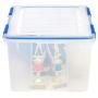 IRIS USA, Inc. WSB-SD WeatherShield Storage Box, 44 Quart, Clear, 3 Pack IRIS USA, Inc. WSB-SD WeatherShield Storage Box, 44 Quart, Clear, 3 Pack