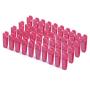KISEER Plastic Baby Hanger Clips, 40 Pcs Slim-line Finger Clips Set Clothes Hanger Velvet Hanger (Pink)