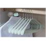 10pcs Random Color Anti-Skid Clothes Hangers， Suit Hangers Shirts Sweaters Dress Hanger Hook Drying Rack