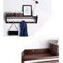 Wall-Mounted Coat Rack,Solid Wood Coat Stand Wall Hanging Living Room Shelf Multi-Purpose Clothes Hook Hanger Holder (Size : 65.5cmx15cmx20cm) Wall-Mounted Coat Rack,Solid Wood Coat Stand Wall Hanging Living Room Shelf Multi-Purpose Clothes Hook Hanger Holder (Size : 65.5cmx15cmx20cm)
