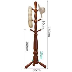 Floor Standing Hat and Coat Coat Rack Clothes Hat Tree Solid Wood Floor Hanger Coat Rack Clothes Hangers Home Indoor Economical (Various Sizes Optional) ZHANGQIANG