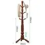Floor Standing Hat and Coat Coat Rack Clothes Hat Tree Solid Wood Floor Hanger Coat Rack Clothes Hangers Home Indoor Economical (Various Sizes Optional) ZHANGQIANG