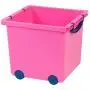 IRIS Toy Storage Box, Pink IRIS Toy Storage Box, Pink