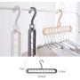 Vosarea 9 Holes Clothes Hanger Plastic Clothing Storage Racks Wardrobe Coat Hook Holder 5pcs Vosarea 9 Holes Clothes Hanger Plastic Clothing Storage Racks Wardrobe Coat Hook Holder 5pcs