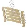 AUNMAS 5Pcs Pants Rack Trouser Hanger Clothes Rack with Clips for Household Use(1#) AUNMAS 5Pcs Pants Rack Trouser Hanger Clothes Rack with Clips for Household Use(1#)