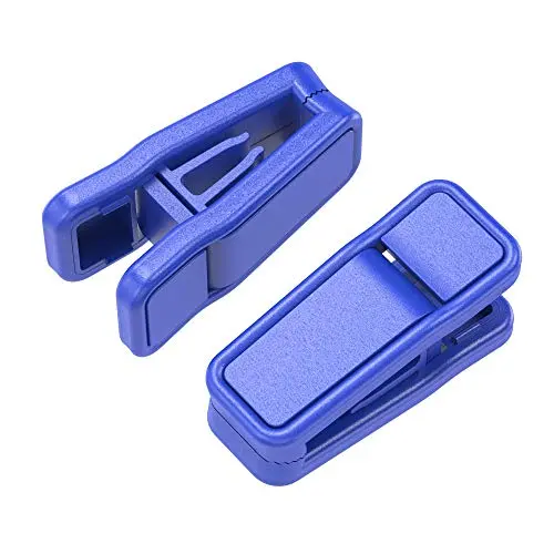 Plastic Slim-line Finger Clip Clothes Hanger Clips (20, Blue) Plastic Slim-line Finger Clip Clothes Hanger Clips (20, Blue)