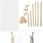 Cxjff Floor Standing Coat Rack Clothes Hat Stand Hanger 6 Hooks Solid Wood Creative, Log Colors, 40x40x185CM (Color : Log Color) Cxjff Floor Standing Coat Rack Clothes Hat Stand Hanger 6 Hooks Solid Wood Creative, Log Colors, 40x40x185CM (Color : Log Color)