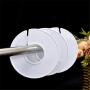 60 pcs Plastic Clothing Size Dividers White Round Hangers Closet Size Divider Home Clothing Storage Wardrobe Storage