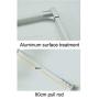 Lift Pull Down Adjustable Width Hanger,Wardrobe Clothes Hanging Rail (54-124cm) (Size : 54-69cm)