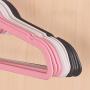 elegantstunning 10Pcs Multifunctional Loving Heart Clothes Hanger for Adults Kids Pink