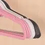 elegantstunning 10Pcs Multifunctional Loving Heart Clothes Hanger for Adults Kids Pink