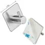 Wall Hooks 4 packs,SAGEME Adhesive Hook Heavy Duty Sticky Wall Hooks Wall Hangers Stick on Hooks 304 Stainless Steel Closets, Coat, Hat,Towel Robe Hook Rack Wall Mount for Bathroom and Bedroom