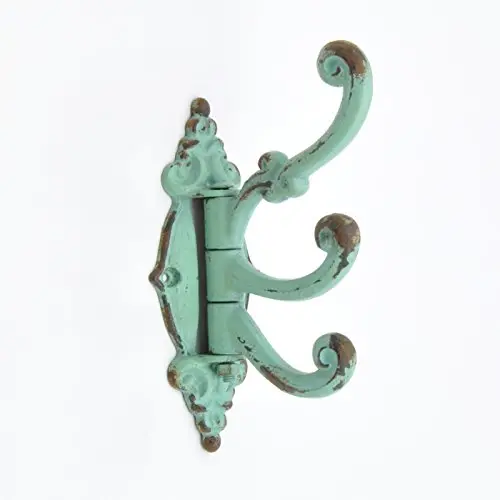 Green Baroque Style 3 Swinging Arm Metal Coat Hook Hooks Wall Mounted Door Hook Hanger for Hat Coat Clothes Kitchen Bathroom Bedroom Office (Screws Included) Green Baroque Style 3 Swinging Arm Metal Coat Hook Hooks Wall Mounted Door Hook Hanger for Hat Coat Clothes Kitchen Bathroom Bedroom Office (Screws Included)