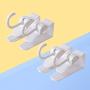 TOPBATHY 4pcs Over The Door Hook Plastic Door Hangers Door Back Hook for Clothes Hats Towels Home Office Bathroom Kitchen (White) TOPBATHY 4pcs Over The Door Hook Plastic Door Hangers Door Back Hook for Clothes Hats Towels Home Office Bathroom Kitchen (White)