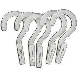 McKay 15 Pc Portable Laundry Hanger Clothespins with Spring Clip Hooks, Outdoor Hang Drying Clothing, For Home or Travel - Air Dry, Drip Dry