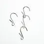 LJY 50 Pieces Clip Type Pot Rack Hanging Gutter Grid Hooks S Shaped Metal Hangers with Plastic Storage Boxes for Kitchen Bedroom Office Wire Shelving Pegboard LJY 50 Pieces Clip Type Pot Rack Hanging Gutter Grid Hooks S Shaped Metal Hangers with Plastic Storage Boxes for Kitchen Bedroom Office Wire Shelving Pegboard