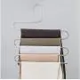 5 Layers S Shape Multifunctional Clothes Hangers Pants Storage Hangers Cloth Rack Multilayer Storage Cloth Hanger 5PC