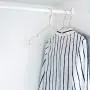 Harbour Housewares Metal Wire Coat/Clothes Hanger - Trouser Bar & Notches - Rose Gold Harbour Housewares Metal Wire Coat/Clothes Hanger - Trouser Bar & Notches - Rose Gold