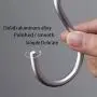 S-Shaped Hook for Closet Hooks, Bathroom Hooks, workshops and Other Heavy-Duty S-Shaped Hooks, Aluminum Alloy Metal Hooks, Length 105, Internal Opening 35, Diameter 6, mm (Solid) 6 Pieces S-Shaped Hook for Closet Hooks, Bathroom Hooks, workshops and Other Heavy-Duty S-Shaped Hooks, Aluminum Alloy Metal Hooks, Length 105, Internal Opening 35, Diameter 6, mm (Solid) 6 Pieces
