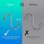Yuvrwink S Hooks Small, s Hooks Heavy Duty Stainless Steel for Hanging Pots and Pans ,S Shaped Hooks Hanging for Garden, Kitchen(10 Pack Black) Yuvrwink S Hooks Small, s Hooks Heavy Duty Stainless Steel for Hanging Pots and Pans ,S Shaped Hooks Hanging for Garden, Kitchen(10 Pack Black)
