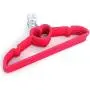 Elalma 10 Pack Non-Slip Slim Clothes Velvet Hangers - Strong and Durable Hangers Shirt Clothing Hangers Heart Style Plastic Hangers for Coats, Pants …(Rose Red) Elalma 10 Pack Non-Slip Slim Clothes Velvet Hangers - Strong and Durable Hangers Shirt Clothing Hangers Heart Style Plastic Hangers for Coats, Pants …(Rose Red)