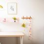 Eden & Co Modern Wall Mounted Coat and Hat Rack ? 3 Hooks, Beautiful Wood Entryway Hanger with Pegs - Wooden Bedroom and Bathroom Robe Racks - Durable, Easy Assembly, Classic Design