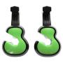 Gazechimp Fashion Plastic Vehicle Cars Violin Hook Hanger Hanging Women Bag Clothes - Green, 9.55.22.7cm/3.742.051.06inch