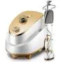 Furniture Clothes Steamer,1800W Upright Garment Steamer for Home,Professional Hanging Ironing Machine,Double Rod Design with 9 Steam Levels,Quickly Remove Wrinkles,2 L,65-80 min of Continuous,1800W