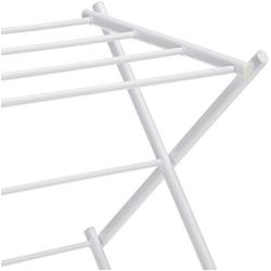 AmazonBasics Foldable Clothes Drying Laundry Rack - White