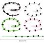 Womdee Sock Organizer for Laundry, Washing Drying Sock Laundry Helper, Clothesline Sock Storage Hangers Clothes Drying Rope Accessories for Outdoor Indoor Use