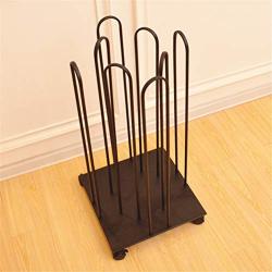 LRRJJ Clothes Hanger Organizer Rack with Wheels, Clothes Hanger Stacker Hanger Storage Organiser Stand Screw Together Assembly for Clothing Store Empty Hanger Extra Hanger Laundry Rooms