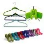 Anytec10pcs Creative Mini Cascading Hanger Hooks Connector for Closet Organizer Stack Clothes Space Saving
