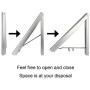 Retractable Clothes Rack - Wall Mounted Folding Clothes Hanger Drying Rack for Laundry Room Closet Storage Organization, Aluminum, Easy Installation, 1 Pack (Silver)