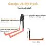 Garage Storage Utility Hooks - Premium Steel - Heavy Duty for Organizing Power Tools - Wall Hanger Hook Holder Storage Rack for Ladders Bikes Ropes Baby Carriage Bulk items(Pack of 5)