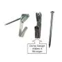 50 lb Picture Hanger Hooks with Nails - 25 Pack - Heavy Picture Hangers 50 lbs 50 lb Picture Hanger Hooks with Nails - 25 Pack - Heavy Picture Hangers 50 lbs