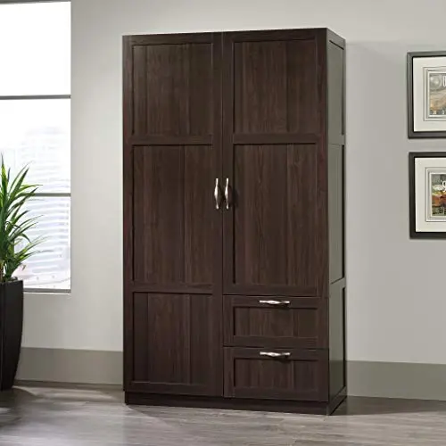 Sauder Storage Cabinet, Cinnamon Cherry finish Sauder Storage Cabinet, Cinnamon Cherry finish