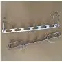 10pcs Stainless Iron Closet Hook Multifunctional Clothes Hanger Wardrobe Organizer Space Saver Drying Rack
