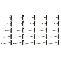 25 Gridwall Hooks - 5 Each - 2",4",6",8",10"