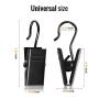 Teenitor 100 Pack Curtain Clips Stainless Steel Light Hanger Hooks Christmas Party Decor Supplies for Camp Tent Photo Display Indoor and Outdoor Decoration Teenitor 100 Pack Curtain Clips Stainless Steel Light Hanger Hooks Christmas Party Decor Supplies for Camp Tent Photo Display Indoor and Outdoor Decoration