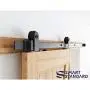 SMARTSTANDARD 5 FT Top Mount Sliding Barn Door Hardware Kit -Smoothly and Quietly -Easy to Install -Includes Step-by-Step Installation Instruction Fit 30" Wide Door Panel (T Shape Hanger) SMARTSTANDARD 5 FT Top Mount Sliding Barn Door Hardware Kit -Smoothly and Quietly -Easy to Install -Includes Step-by-Step Installation Instruction Fit 30" Wide Door Panel (T Shape Hanger)