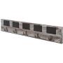 Cxjff Wall Coat Rack Clothes Hat Hanger Holder Hooks Wood Words Retro Style, Gray, 83x3x13CM (Color : Gray, Size : 4 Pieces) Cxjff Wall Coat Rack Clothes Hat Hanger Holder Hooks Wood Words Retro Style, Gray, 83x3x13CM (Color : Gray, Size : 4 Pieces)