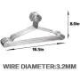 XWTAOD Standard Hangers,16.5 Inch Coat Hangers Stainless Steel Strong Metal Coat Hangers Clothes XWTAOD Standard Hangers,16.5 Inch Coat Hangers Stainless Steel Strong Metal Coat Hangers Clothes