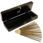 Natural Choice Incense Treasure Chest Incense Storage Boxes & Ash Catcher (Black)