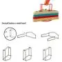 GUSENG Plastic Clothes Hanger Stacker Practical Holder Storage Organizer Rack Stand Sorting Travel Home Household Tools