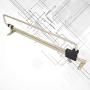 clothes hanger Retractable Wardrobe Rail Towel Coat Racks Closet Rod Shower Rod Towel (Silver,250mm)